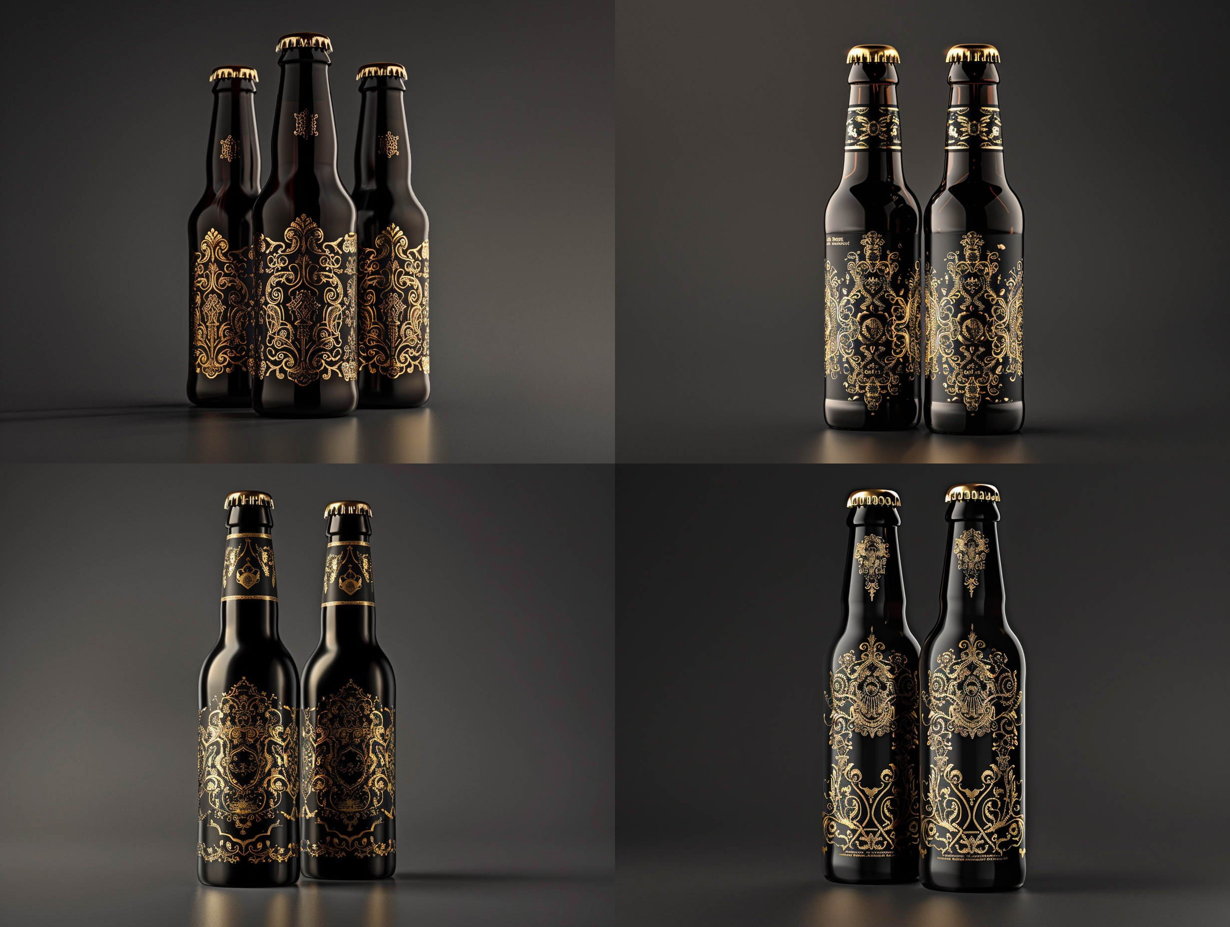 高端黑金啤酒包裝設(shè)計(jì) 高端黑金啤酒包裝設(shè)計(jì)