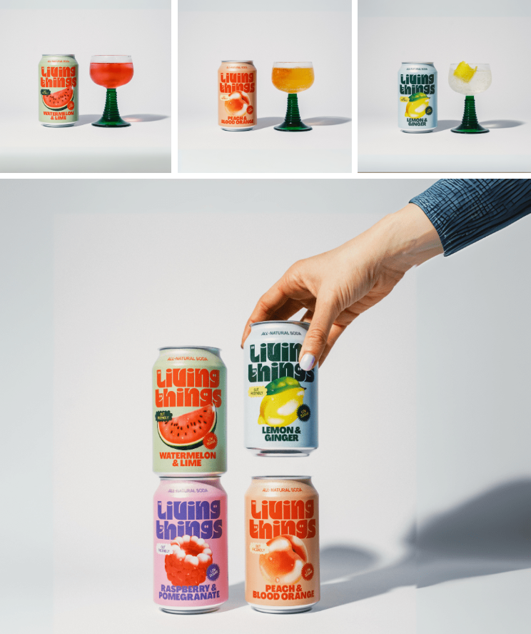 LivingThings果啤包裝設計欣賞：繽紛果味，魅力綻放 —— 邂逅驚艷水果啤酒包裝設計