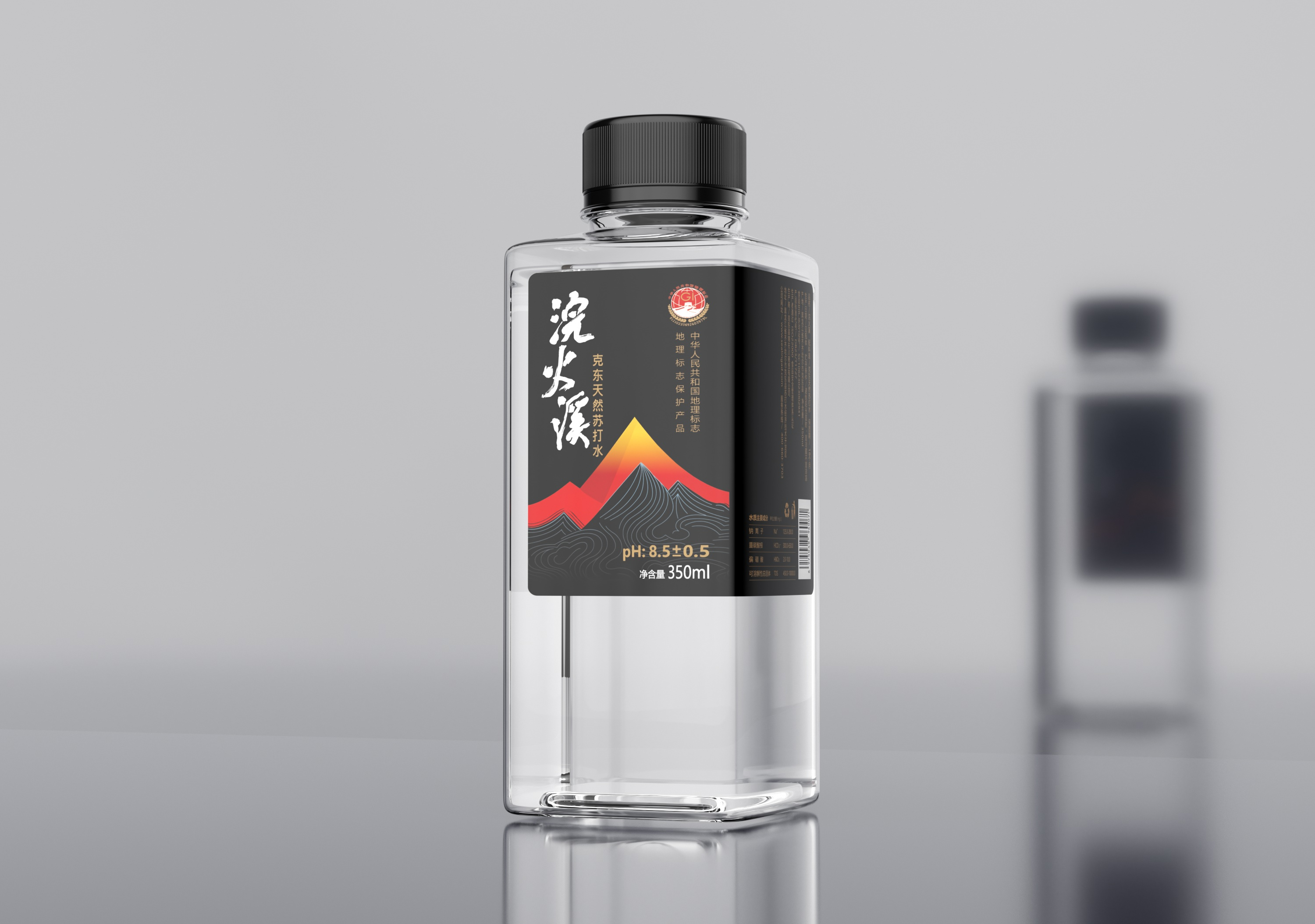 克東浣火溪天然蘇打水包裝設計 克東浣火溪天然蘇打水包裝設計