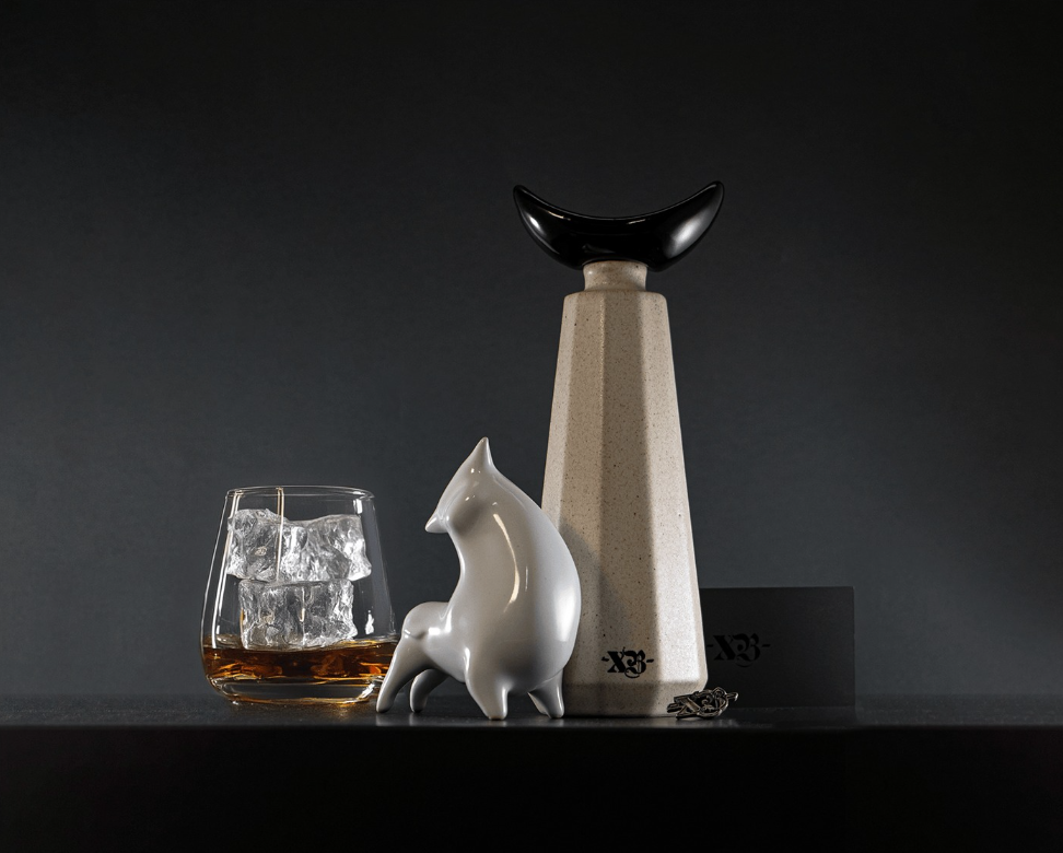 龍舌蘭酒紀念瓶設計：海伊工作室（Hi Estudio）設計的布拉米多（Bramido）龍舌蘭酒限量版酒瓶，致敬十年卓越歷程。