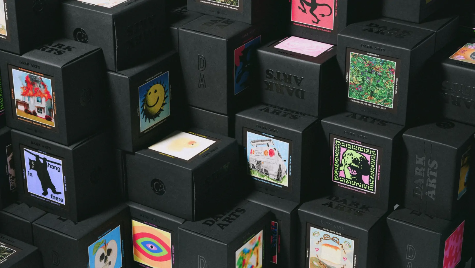 黑暗藝術(shù)咖啡包裝設(shè)計(jì)by NOT Wieden+Kennedy