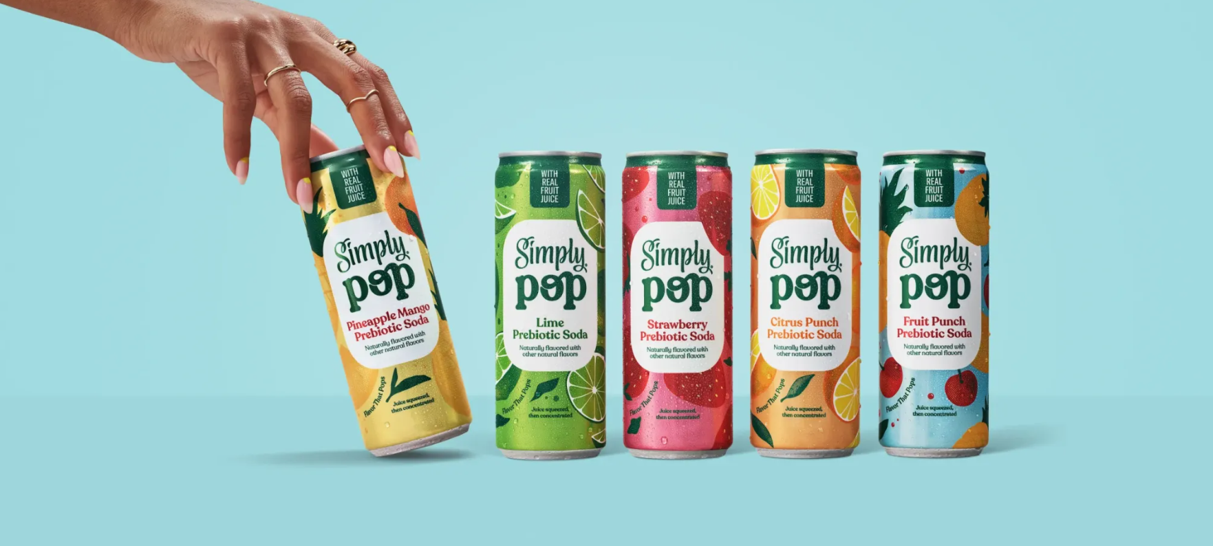 可口可樂推首款益生元汽水 Simply Pop，包裝設計有何亮點？