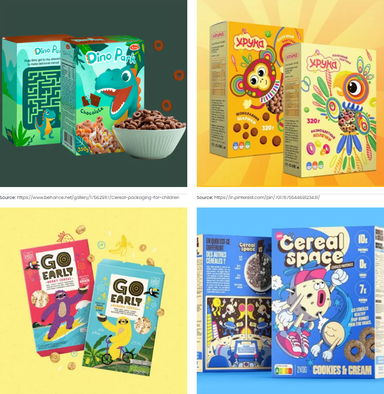 代餐谷物麥片包裝設計理念